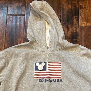 Disney USA Gray Hoodie Sweatshirt Disney Store, XL